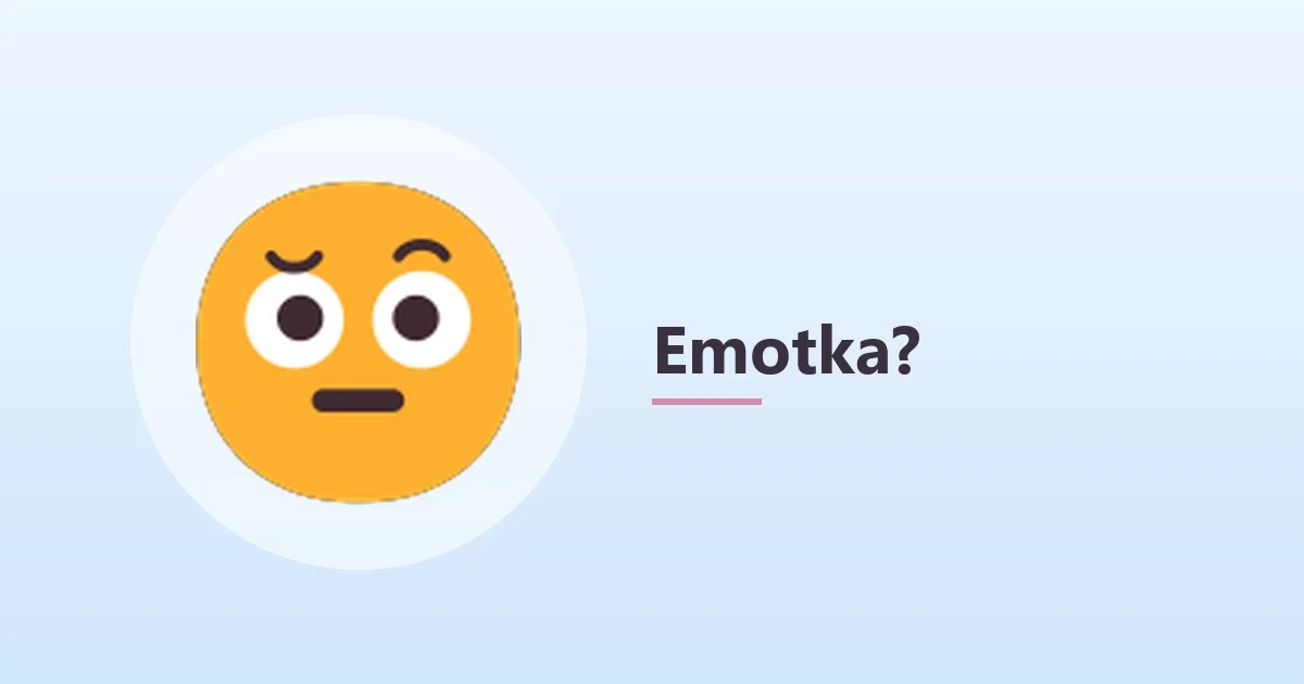Emotka 🤨 – co oznacza uniesiona brew 🤨