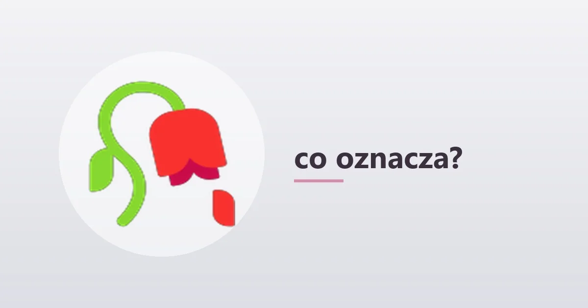 🥀 co oznacza – zwiędła róża 🥀